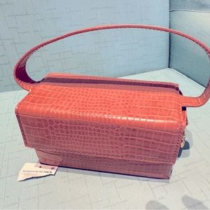 Geometric pink Light Dreams purse, crossbody or handbag! From Nordy’s.